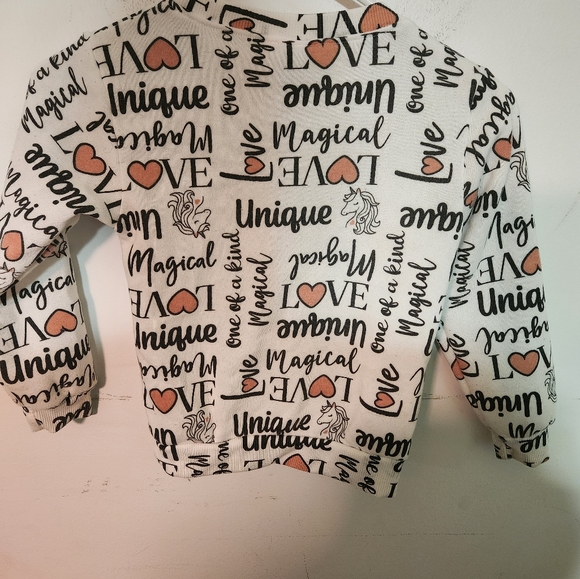 Girls for pink sweatshirt size 5/6 - Picture 3 of 3